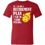 Retirement Plan Pickleball Gift T-Shirt Pickle Ball Player